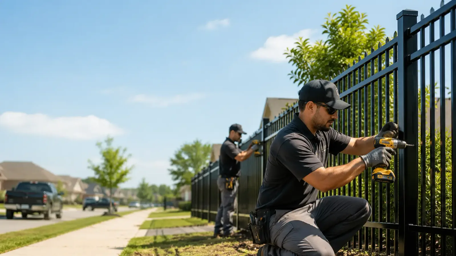 Metal Fence Installation in Richland, IA